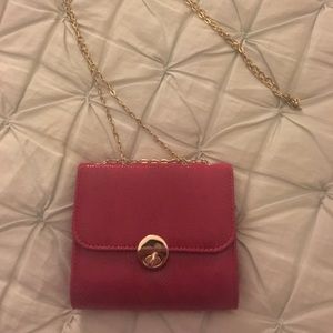 Accessorize pink cross body purse